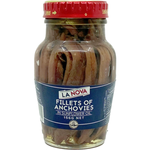 La Nova Fillets of Anchovies 156g